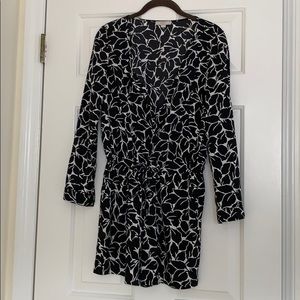 Black and white romper by Loft